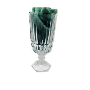 Vintage Footed Cut Glass Goblet Parfait Cocktail